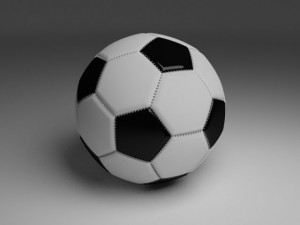 high quality football 3D Модель
