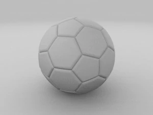 high quality classic football 3D Model