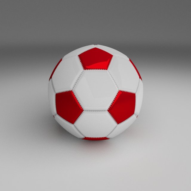 classic high quality football 3D मॉडल .c4d .max .obj .3ds .fbx .stl .blend 