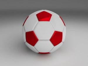 クラシックで質の高いサッカー 3Dモデル
