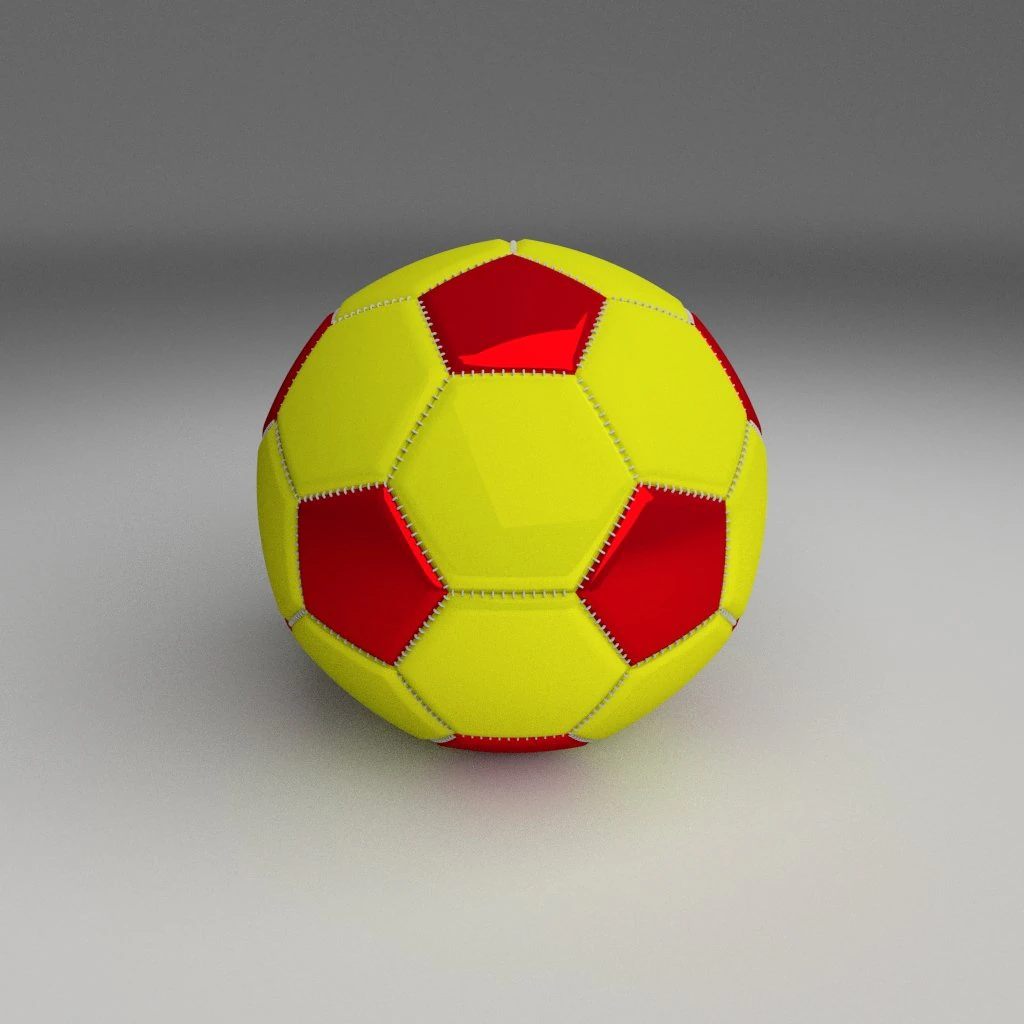 classic football 3D Model .c4d .max .obj .3ds .fbx .stl .blend