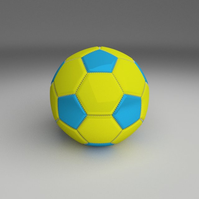 football 3D Модель .c4d .max .obj .3ds .fbx .stl .blend 
