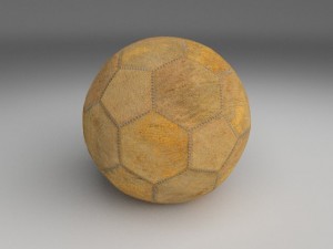 used football Modelo 3D