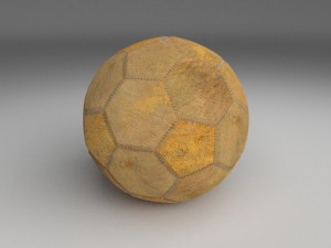 used football Modelo 3D