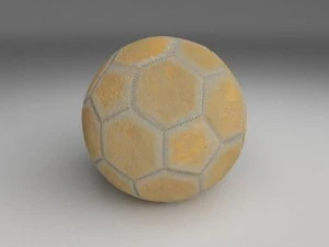 old used football 3D Model