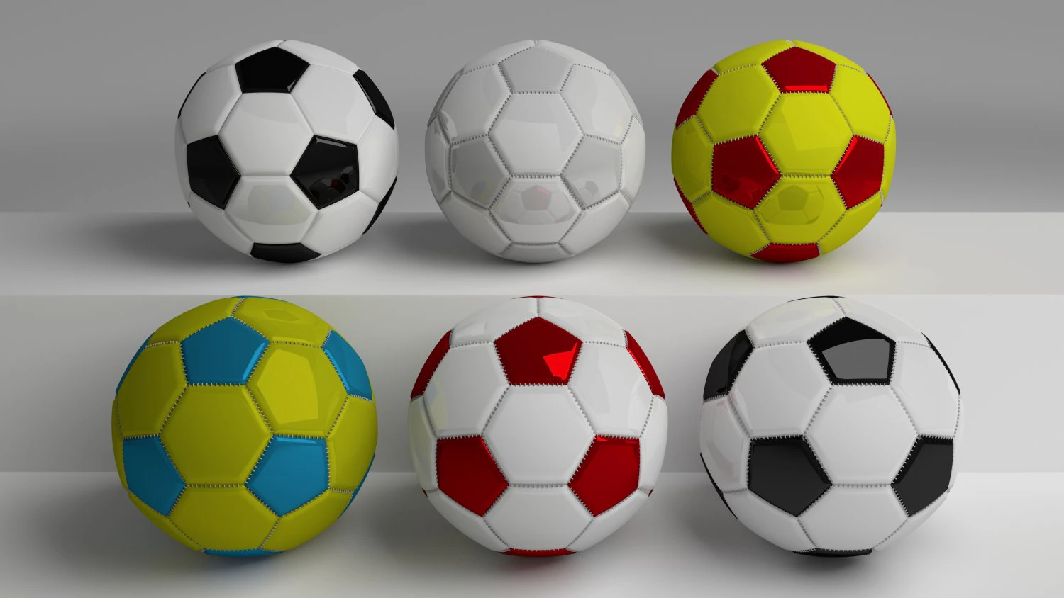 football pack 3D Model .c4d .max .obj .3ds .fbx .stl .blend