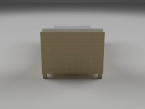 wicker lounge 3D Модель