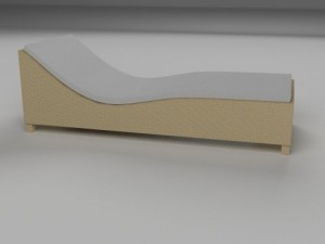 wicker lounge 3D Модель