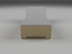 wicker lounge 3D Модель