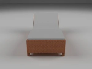 wicker lounge 3D Model