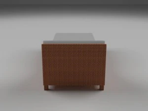 wicker lounge 3D Model