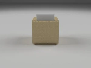 wicker armchair 3D Model