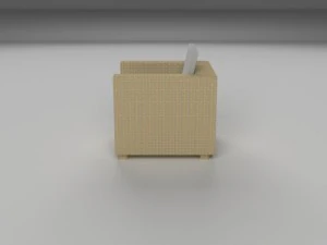 wicker armchair 3D Model