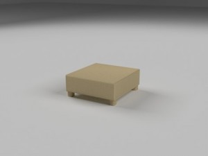wicker table 3D Модель