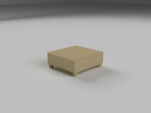 wicker table 3D Model
