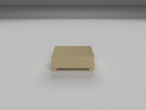 wicker table 3D Модель