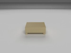 wicker table 3D Model