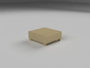 wicker table 3D Model