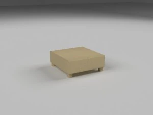 wicker table 3D Model