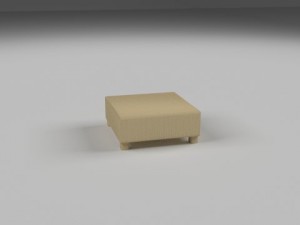 wicker table 3D Модель