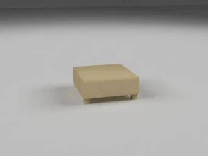 wicker table 3D Model
