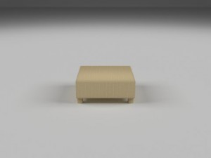 wicker table 3D Модель