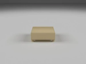 wicker table 3D Model