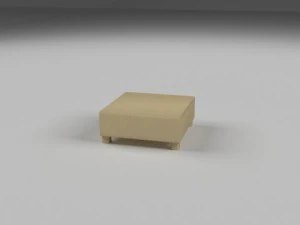 wicker table 3D Model