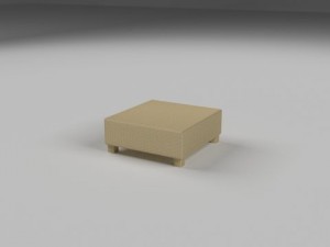wicker table 3D Модель