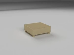 wicker table 3D Model