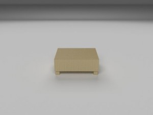 wicker table 3D Модель