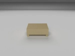wicker table 3D Model