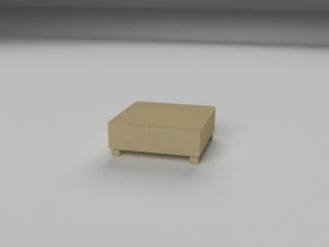 wicker table 3D Model