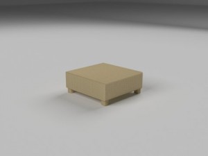 wicker table 3D Модель