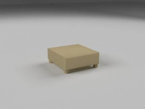 wicker table 3D Model
