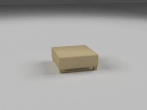 wicker table 3D Model
