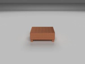 wicker table 3D Model