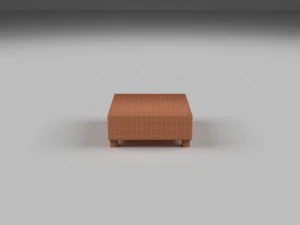 wicker table 3D Model