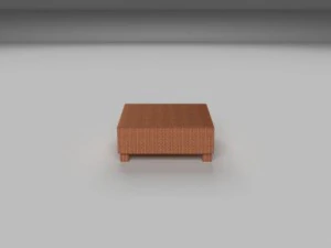 wicker table 3D Model