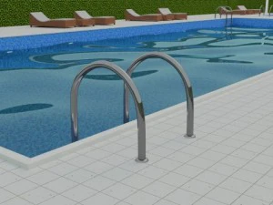 swimming pool scene 3D Model
