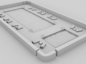 swimming pool scene 3D Модель