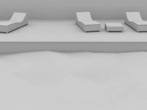 swimming pool scene 3D Модель