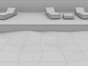 swimming pool scene 3D Модель