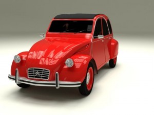 citroen 2cv 3D Model