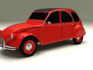 citroen 2cv 3Dモデル