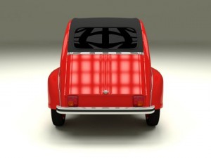citroen 2cv 3Dモデル