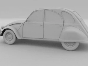 citroen 2cv 3D Model