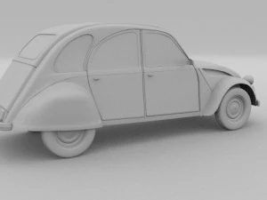 citroen 2cv 3D Model