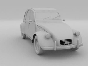 citroen 2cv 3D Model