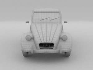citroen 2cv 3Dモデル